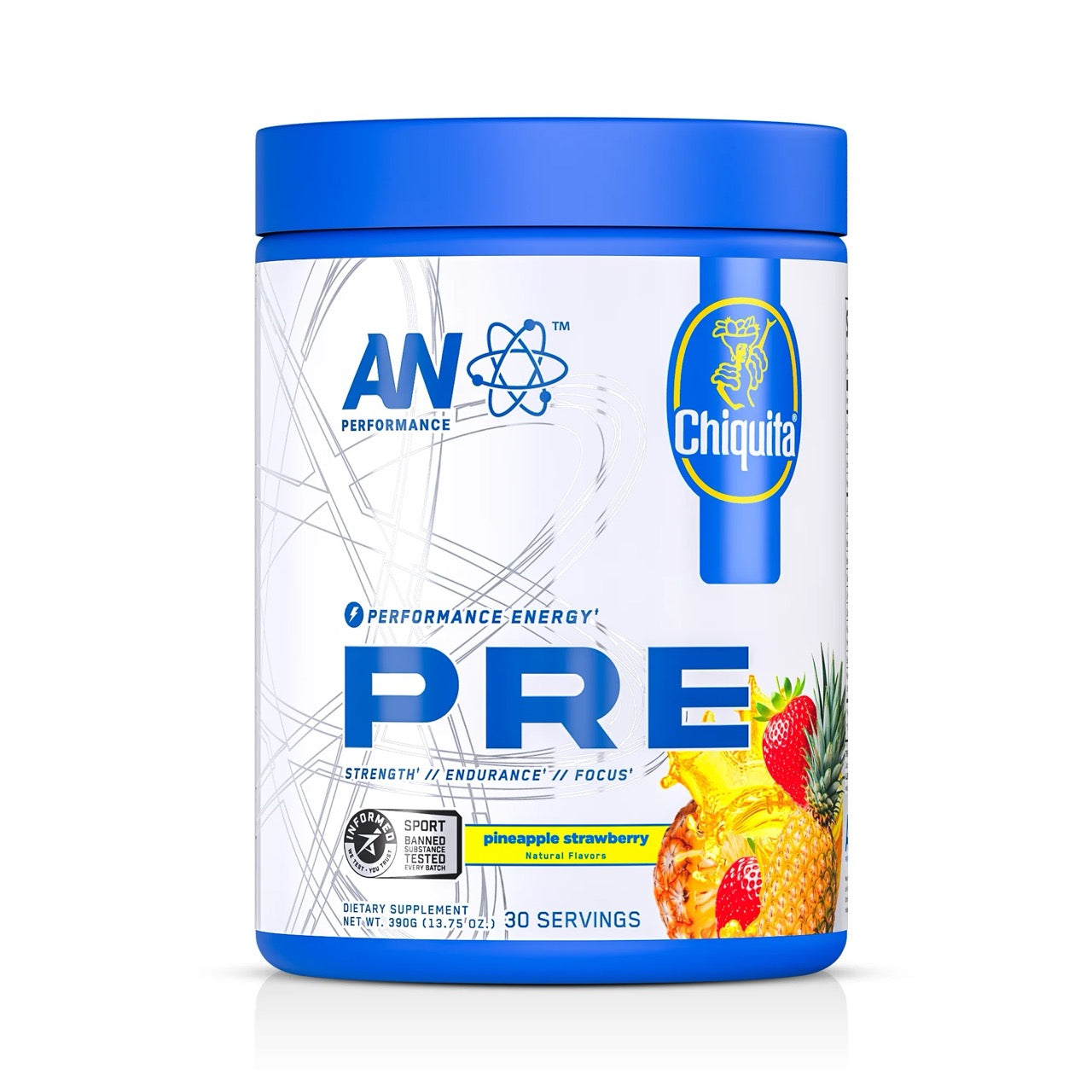AN-Performance-PRE-390g-Chiquita-PineStraw-Front_2048x2048Large AN Performance Pre Workout - Image 1