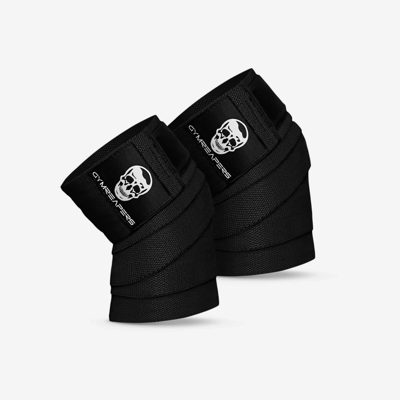 Black_87bd2571-987f-4acf-b894-87f1cb3ae858Large GymReaper Knee Wraps - Image 1