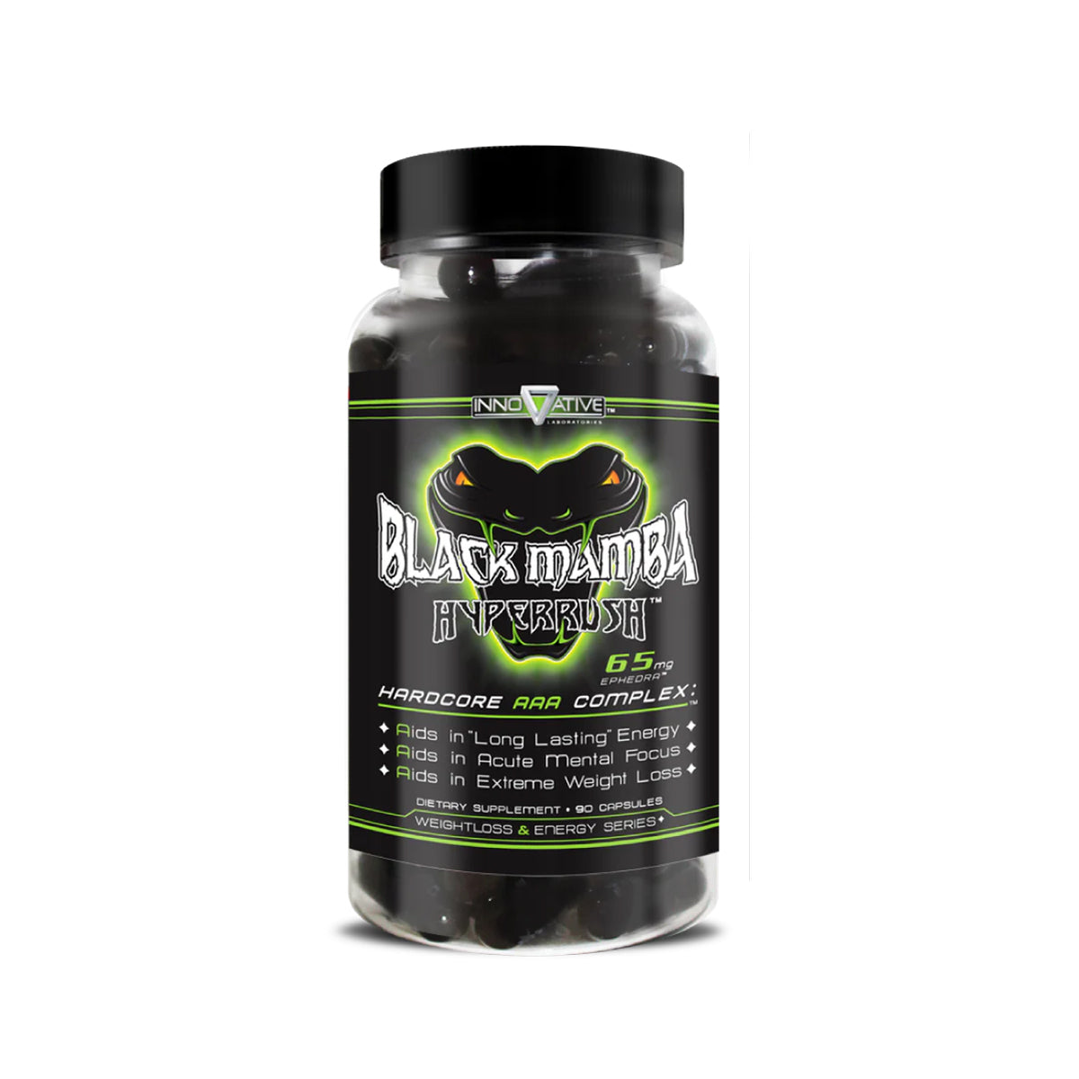 Black_Mamba_90Ct_bottle2_899x899_d5467842-6e4c-4940-b3f0-4160a2a34d0a Black Mamba Hyperrush® - Image 1