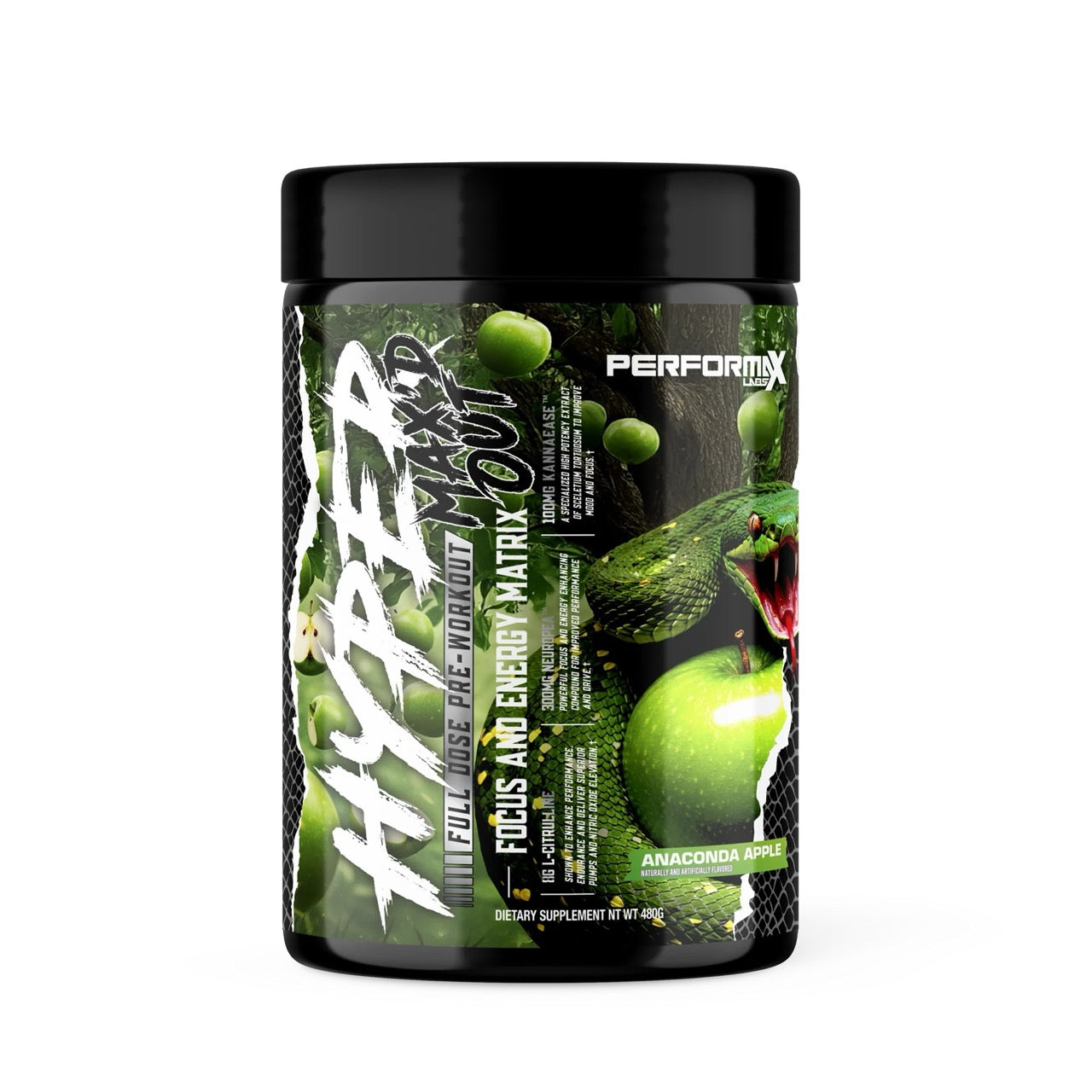 HyperMax_Dout_Anaconda_Apple_1800x1800Large HyperMax'd Out Pre Workout - Image 1
