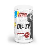 5% Nutrition Kill It Pre-Workout in Blueberry Lemonade flavor, featuring a vibrant design and bold branding.