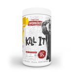 5% Nutrition Kill It Pre-Workout in Pineapple flavor, showcasing the product's appealing design and energetic branding.