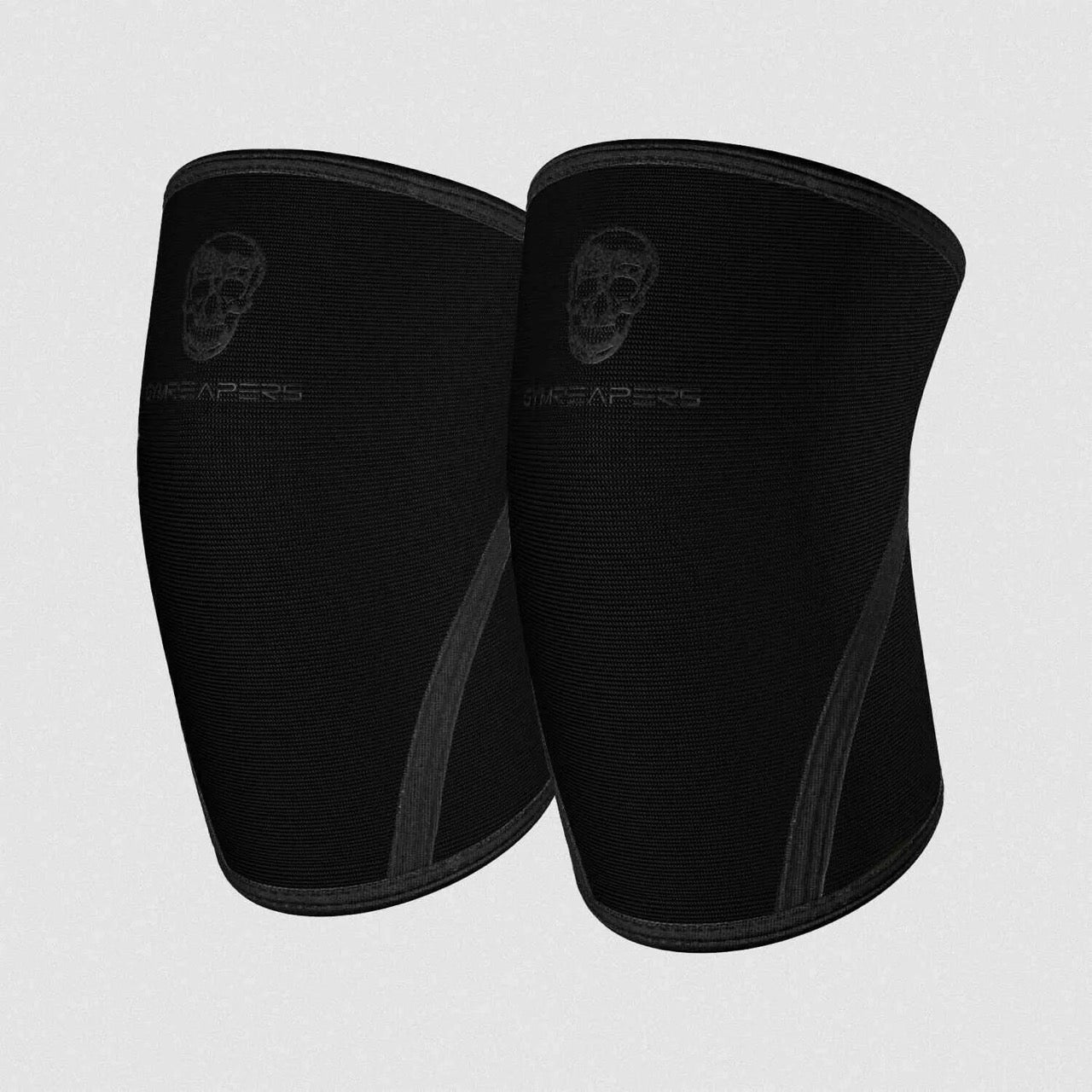 Knee-Sleeve-Black-Black-side-by-side_efc37093-5a6f-4b58-ae38-da47bf68f168Large GymReaper Knee Sleeve - Image 1