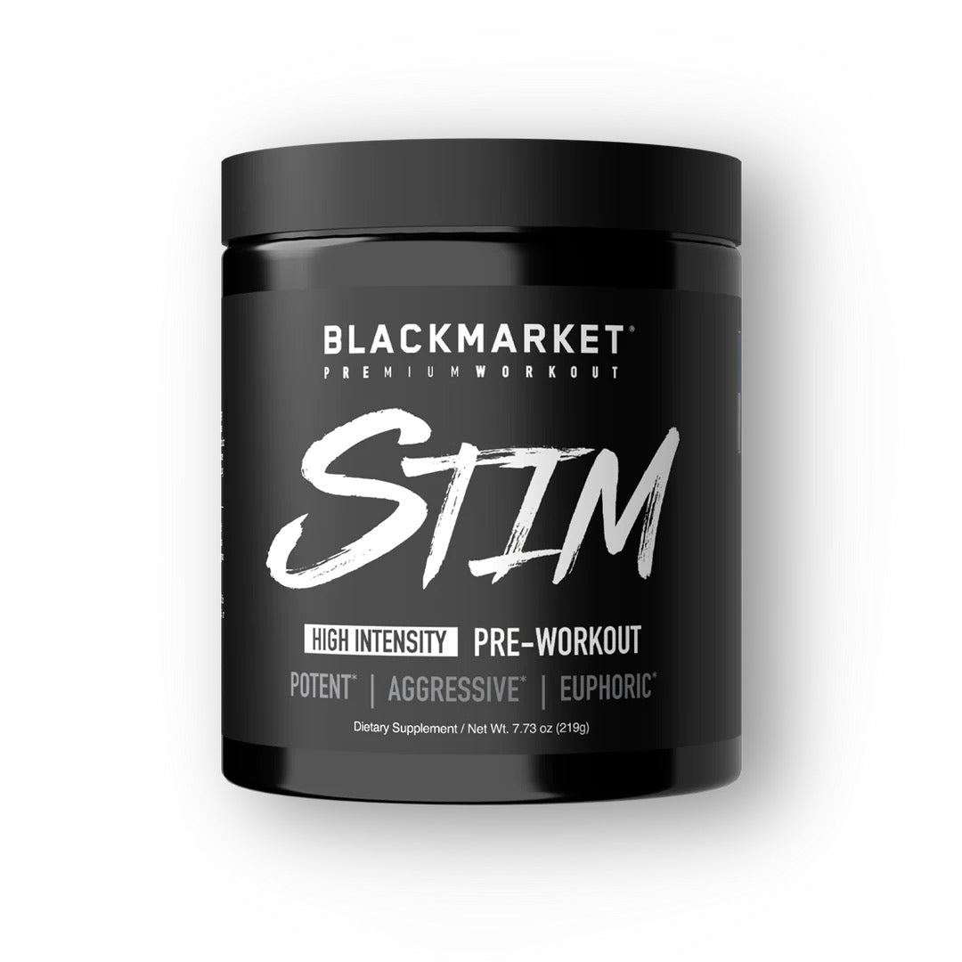 NEW-Stim Black Market Labs Stim Pre Workout - Image 1
