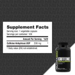 NutraBio Caffeine Anhydrous Capsules - Image 5