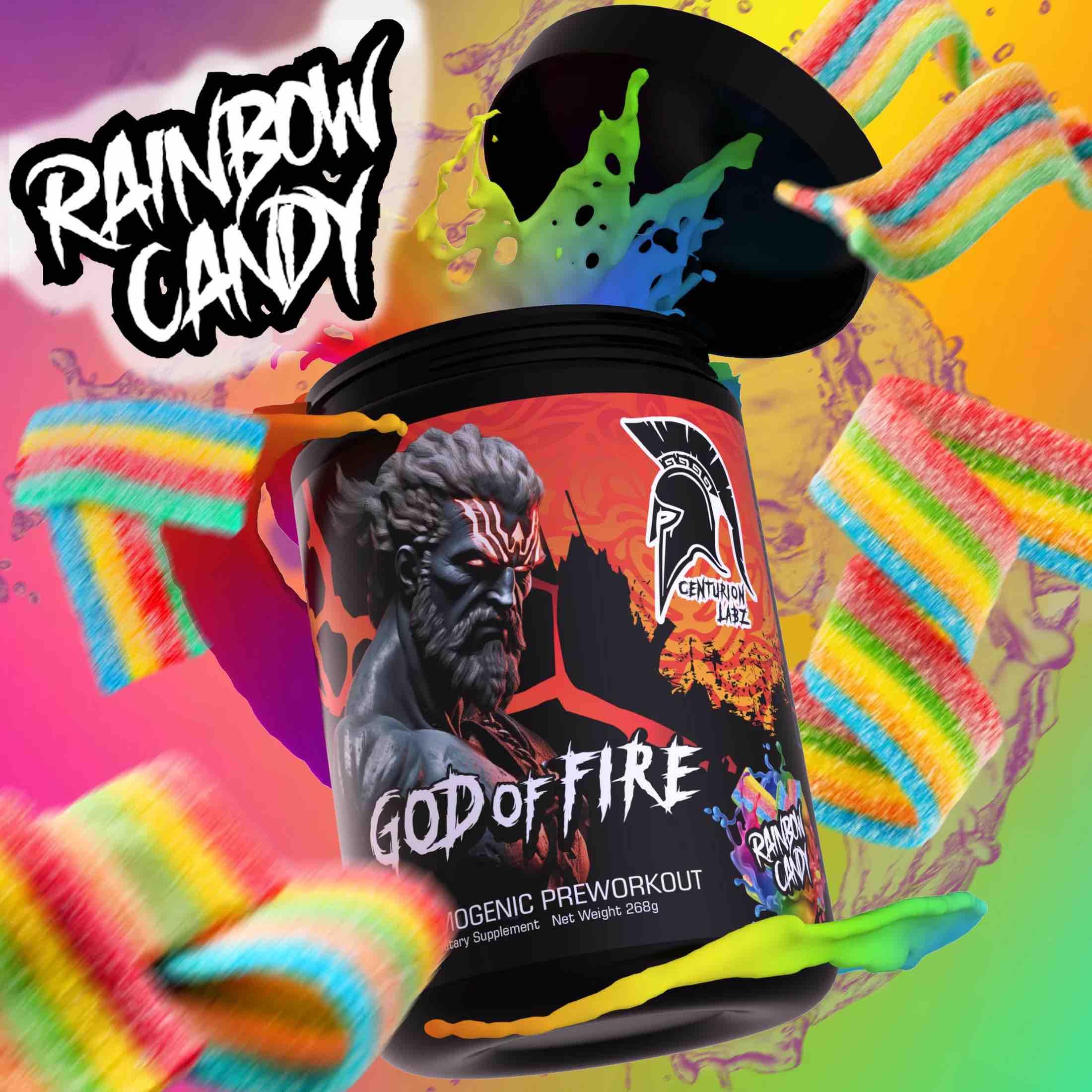 RainbowCandySplash God of Fire Pre Workout - Image 1