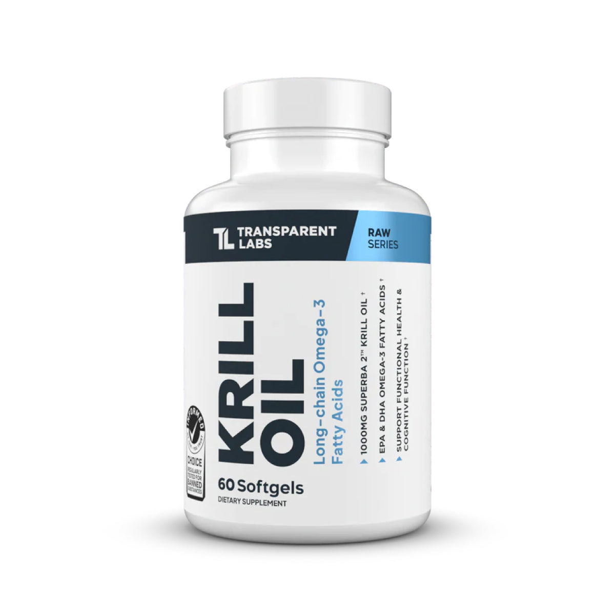 TL_KrillOil_60_1_0_1 Transparent Labs Krill Oil - Image 1