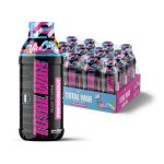 Bottle of Total War pre-workout supplement with a display box on a white background