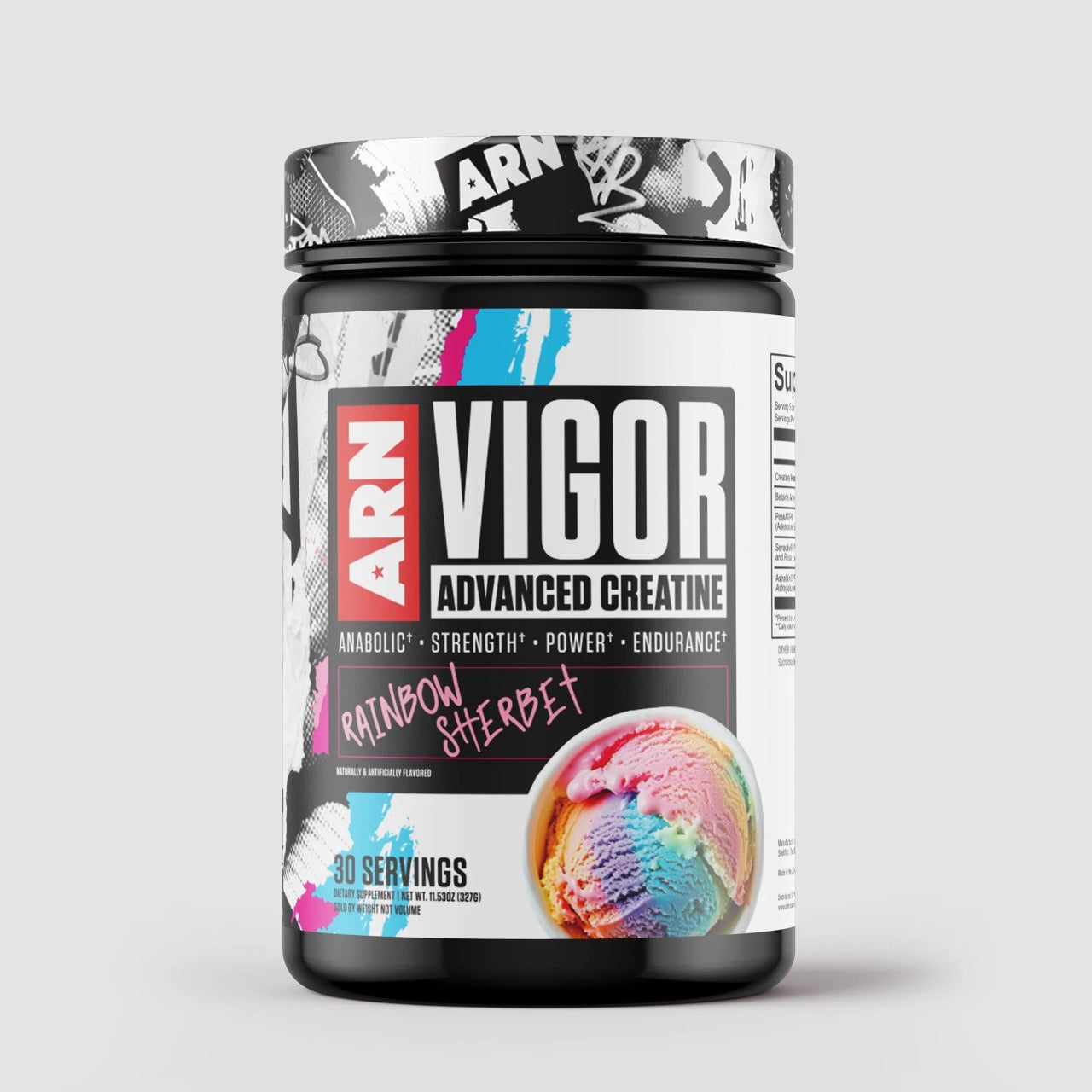Vigor-RainbowSherbetLarge Vigor Creatine Complex - Image 1