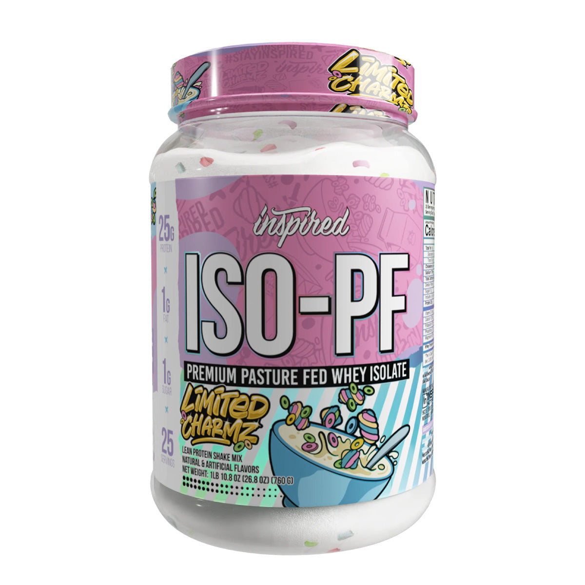 isopflimitedcharmzfront Inspired ISO-PF: Pasture Fed Whey Isolate - Image 1