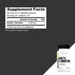 NutraBio Acetyl L-Carnitine - Image 2